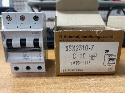 Buy SIEMENS 5SX2310-7, Miniature Circuit Breaker, C10 - NiB • 15.50$