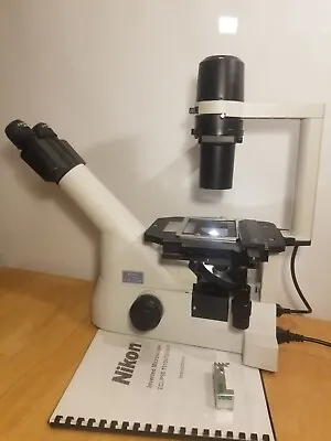 Buy Nikon Eclipse TS100 Inverted Phase Contrast Microscope Ph1 / X-Y Stage W/ 10/20x • 1,550$