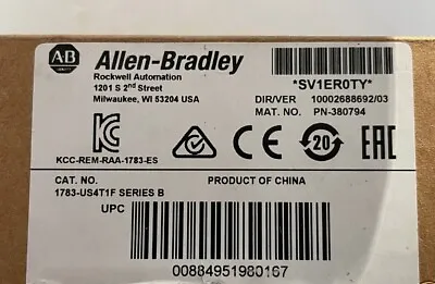 Buy Allen Bradley 1783-US4T1F Stratix 2000 Switch FREE SHIP 1783 US4T1F NEW IN BOX • 937.80$