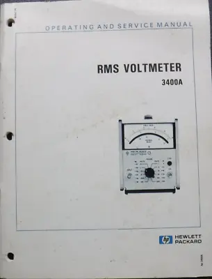 Buy RMS Voltmeter 3400A - Hewlett Packard • 19.99$