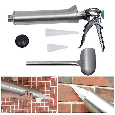 Buy Cement Wall Sewing Gun Pump Cement Mortar Grouting Tool W/Metal Ratchet Handle • 27.55$