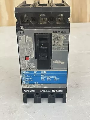 Buy Siemens ED43B040 40 Amp 480V 3 Pole Circuit Breaker • 100$