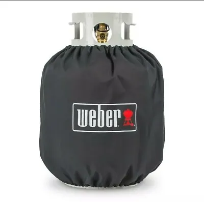 Buy Weber 20 Lbs Liquid Propane Tank Cover Breathable Weather Resistant W Drawstring • 17.99$