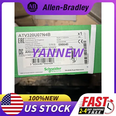 Buy New OEM SCHNEIDER ELECTRIC Altivar Machine Speed Drive ATV320U07N4B 1HP FastShip • 261.40$