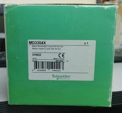 Buy Schneider Electric Square D Md3304x Switch Motor Disconnect New!! Wow!! • 69.99$