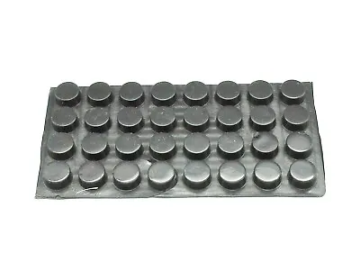 Buy 7/16  X 1/4  DxH  Round Rubber Feet With 3M Adhesive Backing Various Pack Sizes • 12.39$