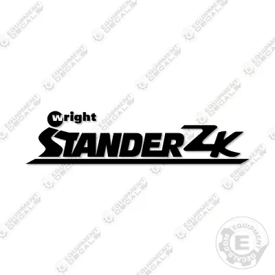 Buy Fits Wright Stander ZK Standing Mower Decal Kit Equipment Decals • 29.95$
