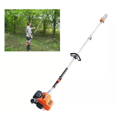 Buy 52CC 2-Stroke Chainsaw Pole Saw Pruner Pruning Saw Gas Powered Tree Trimmer • 161.50$