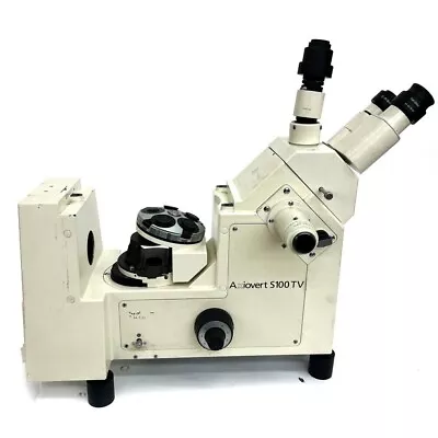 Buy Carl Zeiss Axiovert S100 TV Inverted Phase Contrast Fluorescence Microscope • 475.97$