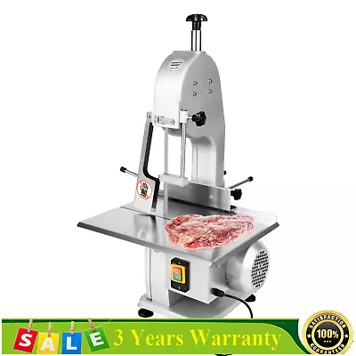 Buy  1500W Commercial Electric Meat Bone Saw Machine Frozen Meat Cutting Band Cutter • 381.90$