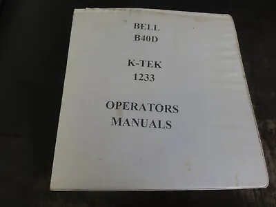 Buy Bell B35D B40D B45D B50D 4206D Hauler Articulated Dump Truck Operator's Manual • 50$