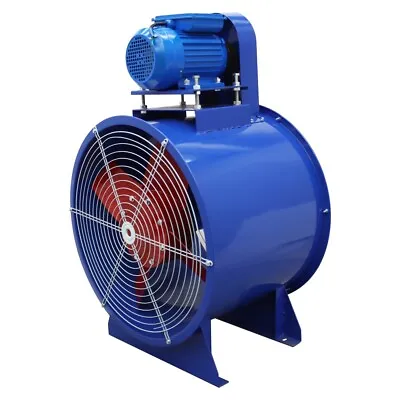 Buy 24  Tube Axial Flow Fan Cooler Fan Booth Paint Fumes Blower 220V 1500W 1450r/min • 715$