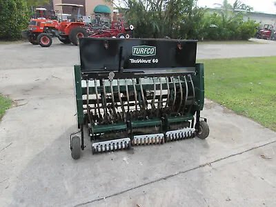 Buy Turfco TRIWAVE 60 OVERSEEDER 60  Lawn Slicer VertiCutter  PTO Tractor • 14,250$