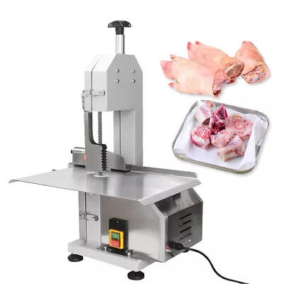 Buy Commercial Meat Bone Saw Machine, Electric Frozen Meat Cutter Maker 650W • 449.10$
