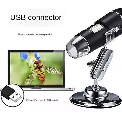 Buy 1600X Zoom 8 LED USB Microscope Digital Magnifier Endoscope Video Camera • 14.53$