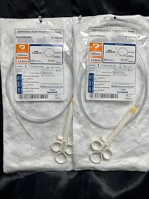 Buy Olympus Disposable Electrosurgical Snare, 20mm Oval Loop, SD-230U-20, LOT/2 Unit • 17.89$