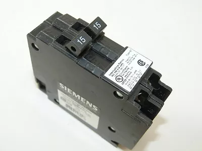 Buy Siemens Q1515 Twin 1p 15a 120/240v Circuit Breaker NEW 1-yr WARRANTY • 34$