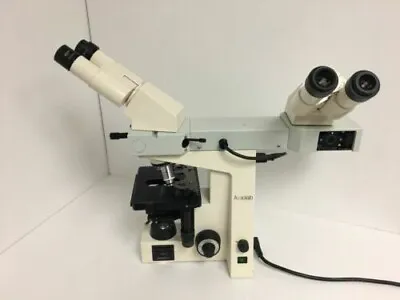 Buy CARL ZEISS Axiolab Microscope W/ 10x 40x 100x CP-Achromat Objectives 3 Lens • 1,999$