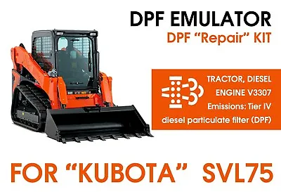 Buy DPF Repair Kit For  Kubota  SVL75  • 1,250$