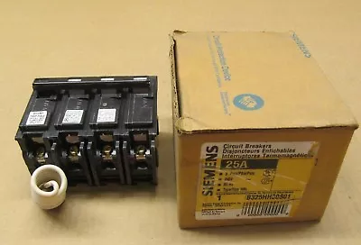 Buy Nib Siemens B325hh00s01 Hbl Circuit Breaker Shunt Trip 3p 65ka 25a (2 Available) • 157.85$