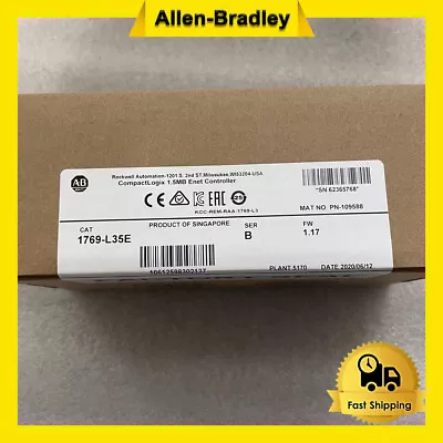 Buy New Allen-Bradley 1769-L35E SER B CompactLogix 1.5 MB ENet Controller • 673$