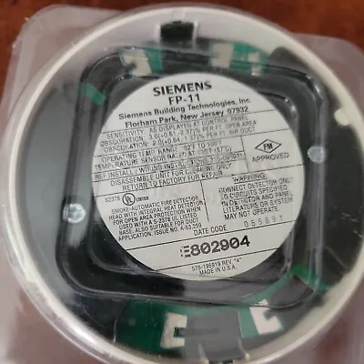 Buy Siemens FP-11 Smoke Detector New In Box 500-095112 NIB!! • 175$