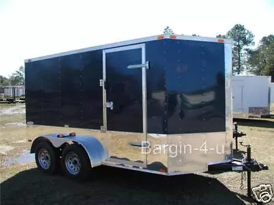Buy NEW 6x12 6 X 12 V-Nose Enclosed Cargo Trailer W/Ramp • 1.25$