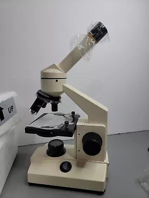 Buy OMAX 40X-1000X Kids Student Monocular Biological Microscope LED Light On Battery • 62.90$