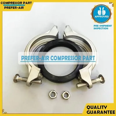 Buy Pipe Clamp Coupling Replace 0634100184 Fit For Atlas Copco Screw Air Compressor • 389.80$