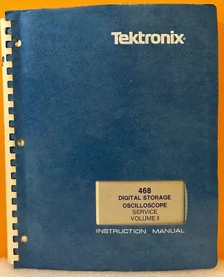 Buy Tektronix 070-3516-00 1981 468 Digital Storage Oscilloscope Vol II Instr. Manual • 39.99$