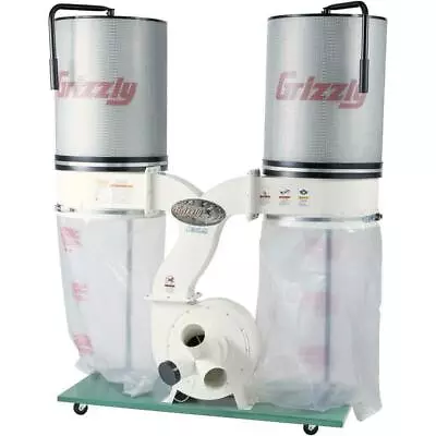 Buy Grizzly Industrial Dust Collector 57 Lx32 W Single Stage Canister Power Tool • 1,310.32$