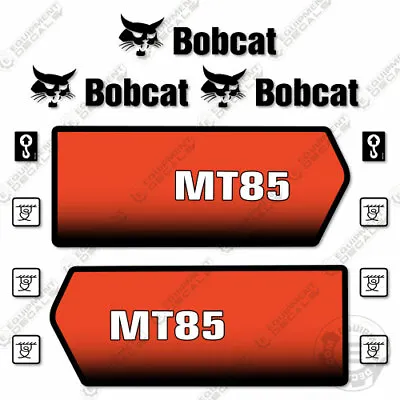 Buy Fits Bobcat MT85 Mini Skid Steer Decal Kit (Exterior) - 7 YEAR OUTDOOR 3M VINYL! • 119.95$