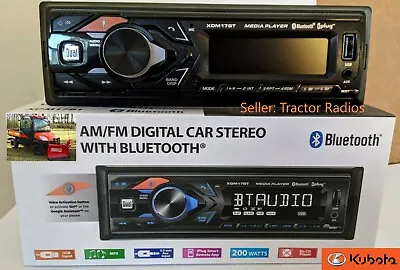 Buy Kubota Radio AM FM USB Aux Bluetooth RTV RTX 1100c Harness Plug B2650 LX X1100C • 90$