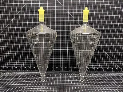 Buy 2x Bio-Rad Econo Column Reservoir Flask Chromatography Luer Lab Glass Pyrex HPLC • 45$