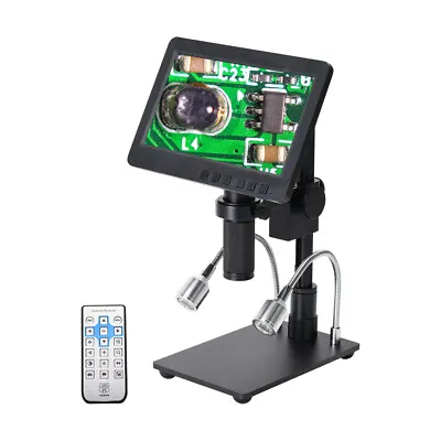 Buy 7  LCD Microscope HDMI USB Digital Microscope Camera 150X C-mount Lens For Coin • 9.99$