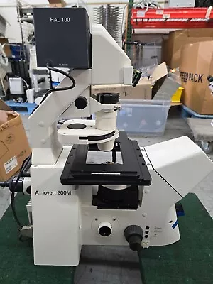 Buy Carl Zeiss Axiovert 200m Inverted Fluorescence Motorized Microscope • 2,500$