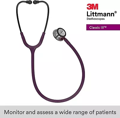 Buy 3M Littmann 5831 27in Classic III Stethoscope - Plum • 85$