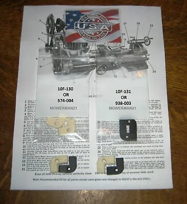 Buy  Felt Wiper Way Set Atlas Craftsman Metal Lathe 10 /12 Commercial USA FAST SHIP • 13.48$