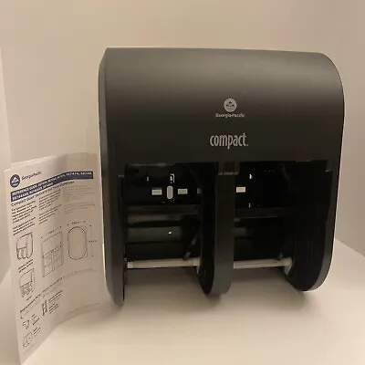 Buy Georgia Pacific 56744a Toilet Paper Dispenser Compact Quad 4 Rolls • 9.50$