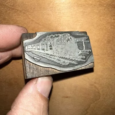 Buy Printing Block “ Train/ Locomotive “ Great Image! • 16$