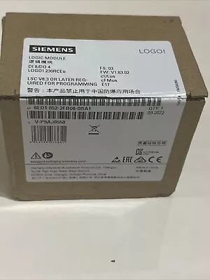 Buy New Siemens 6ED1 052-2FB08-0BA1 6ED1052-2FB08-0BA1 LOGO 230RCEo Logic Module • 131.25$