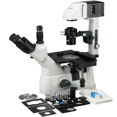 Buy AmScope 40X-900X Phase Tissue Culture Inverted Microscope + Mechanical Stage • 4,440.99$