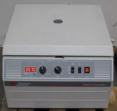 Buy T193070 Beckman Coulter Allegra 6 Centrifuge W/ GH-38 Rotor, Buckets, Carriers • 500$