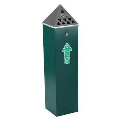 Buy Smokers Oasis Tbh03 Cigarette Receptacle,1-3/4 Gal.,Green • 333.99$