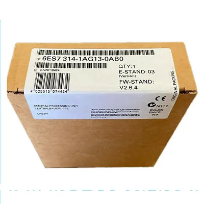 Buy New Siemens 6ES7314-1AG13-0AB0 PLC Module 6ES7 314-1AG13-0AB0 Sealed In Box • 178$
