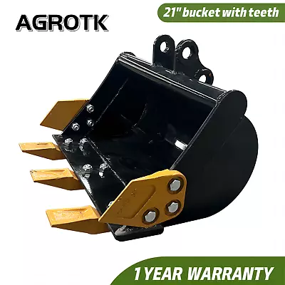 Buy Agrotk Bucket Teeth For Mini Excavator With Teeth Backhoe Attachments 500mm • 464.99$