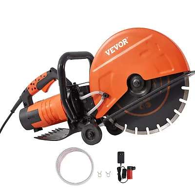 Buy VEVOR 14'' Portable Electric Concrete Saw With Water Pump And Blade Wet/Dry • 173.99$