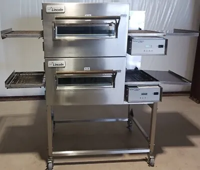 Buy Used Lincoln Impinger 1116 Double Gas Pizza Conveyor Oven Fastbake • 1$