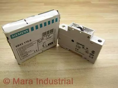 Buy Siemens 5SX2-110-8 Miniature Circuit Breaker 5SX21-D10 • 18.77$