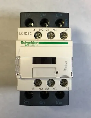 Buy Schneider Electric LC1D32 Contactor 3poles - 32A - 24VAC Coil • 21$